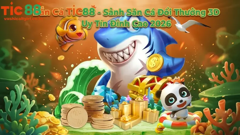 Bắn Cá TIC88 - Sảnh Săn Cá Đổi Thưởng 3D Uy Tín Đỉnh Cao 2026