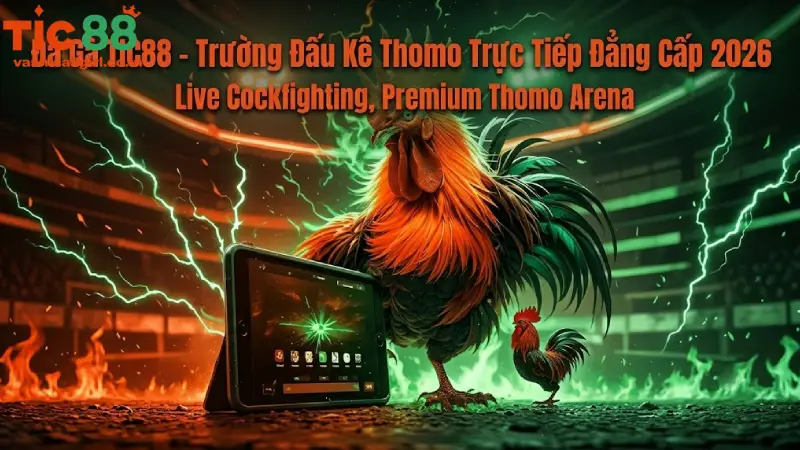 Đá Gà TIC88 - Trường Đấu Kê Thomo Trực Tiếp Đẳng Cấp 2026