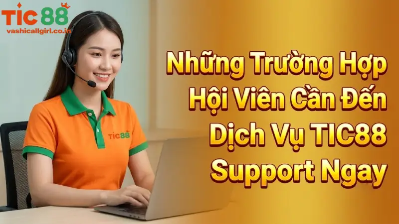 Những Trường Hợp Hội Viên Cần Đến Dịch Vụ TIC88 Support Ngay
